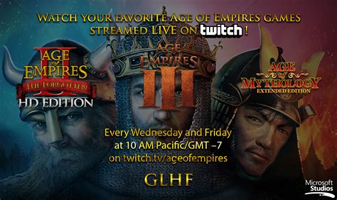 age of empires twitch|age of empires tv schedule.